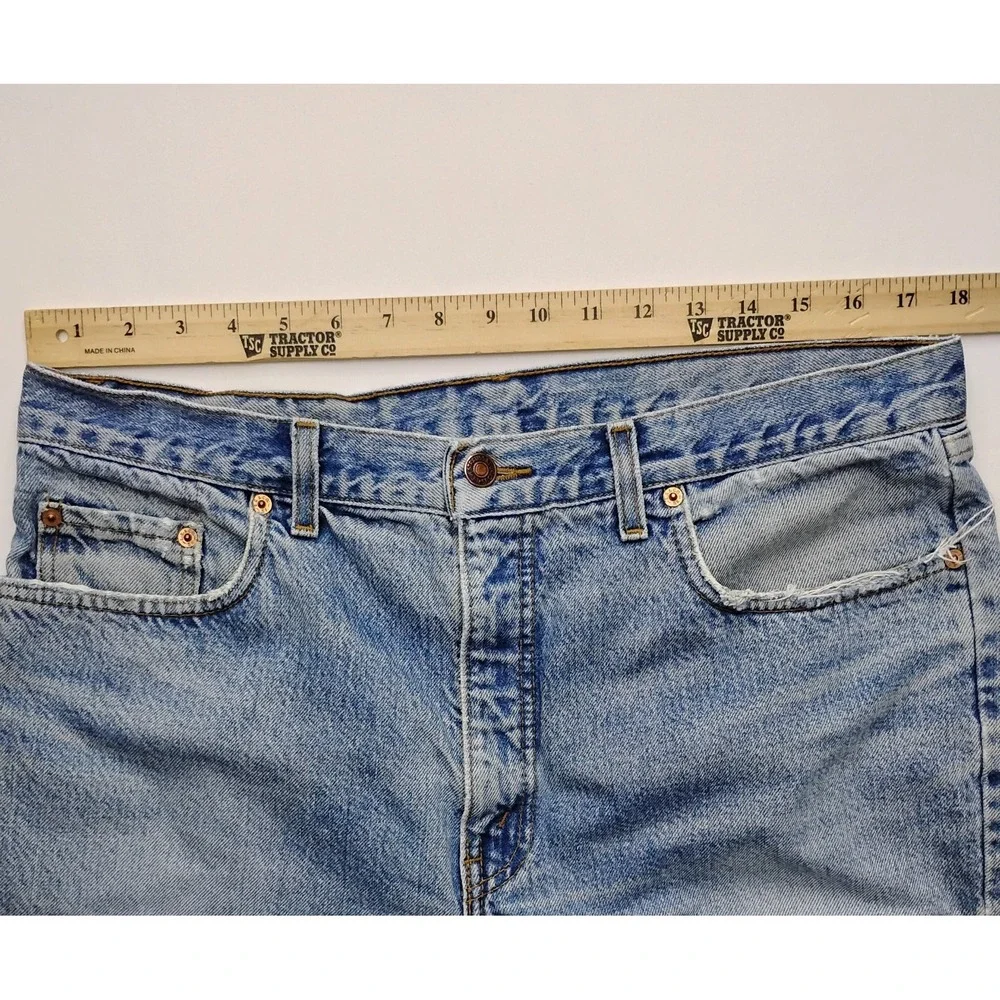 Levi's 630 Vintage Jeans Straight Fits 36x28 Tag:38x36 Orange Tab Comfort Fit 93